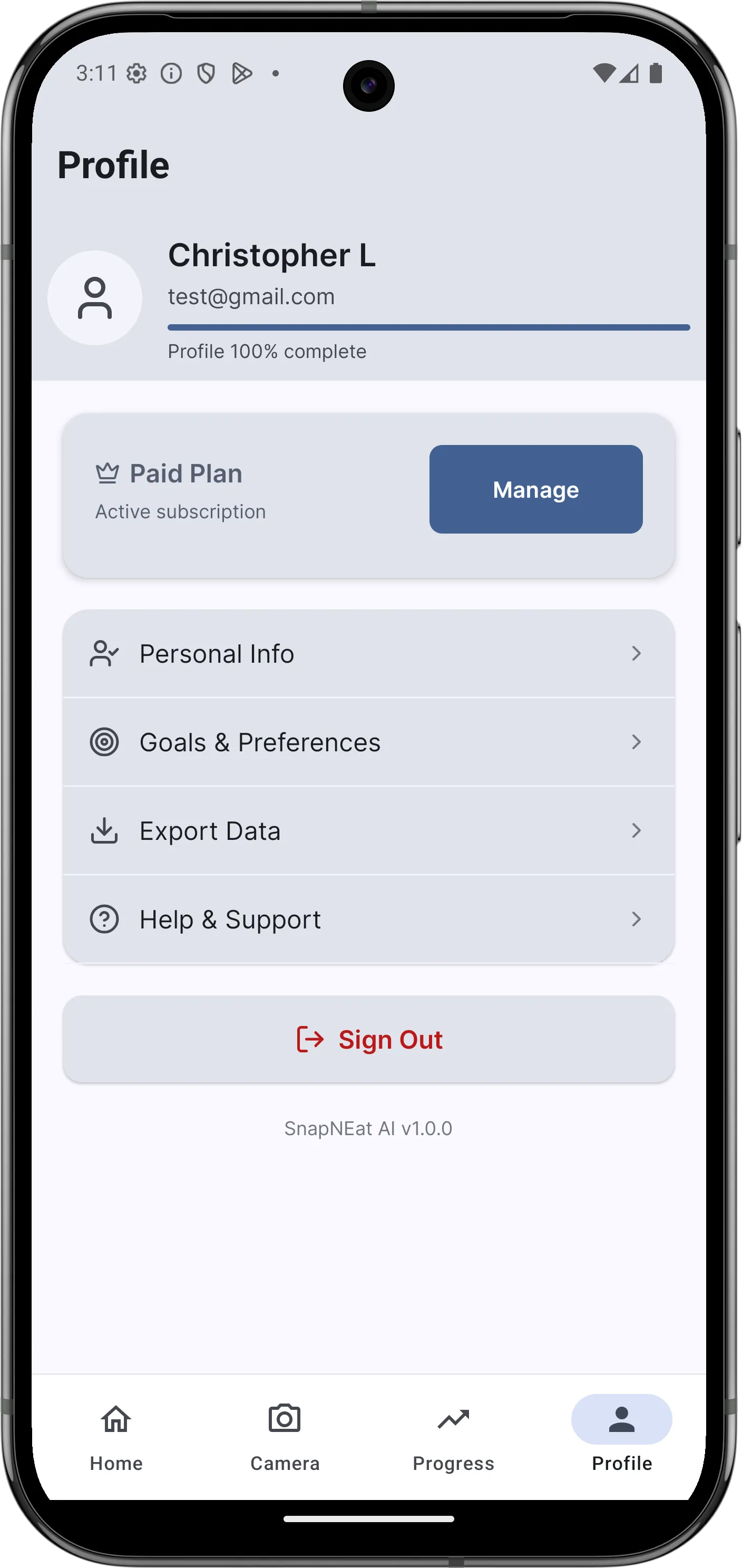 A screenshot of https://www.getsnapneat.com